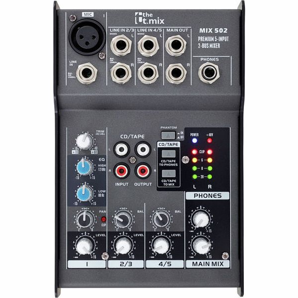 the t.mix Mix 502 Mischpult