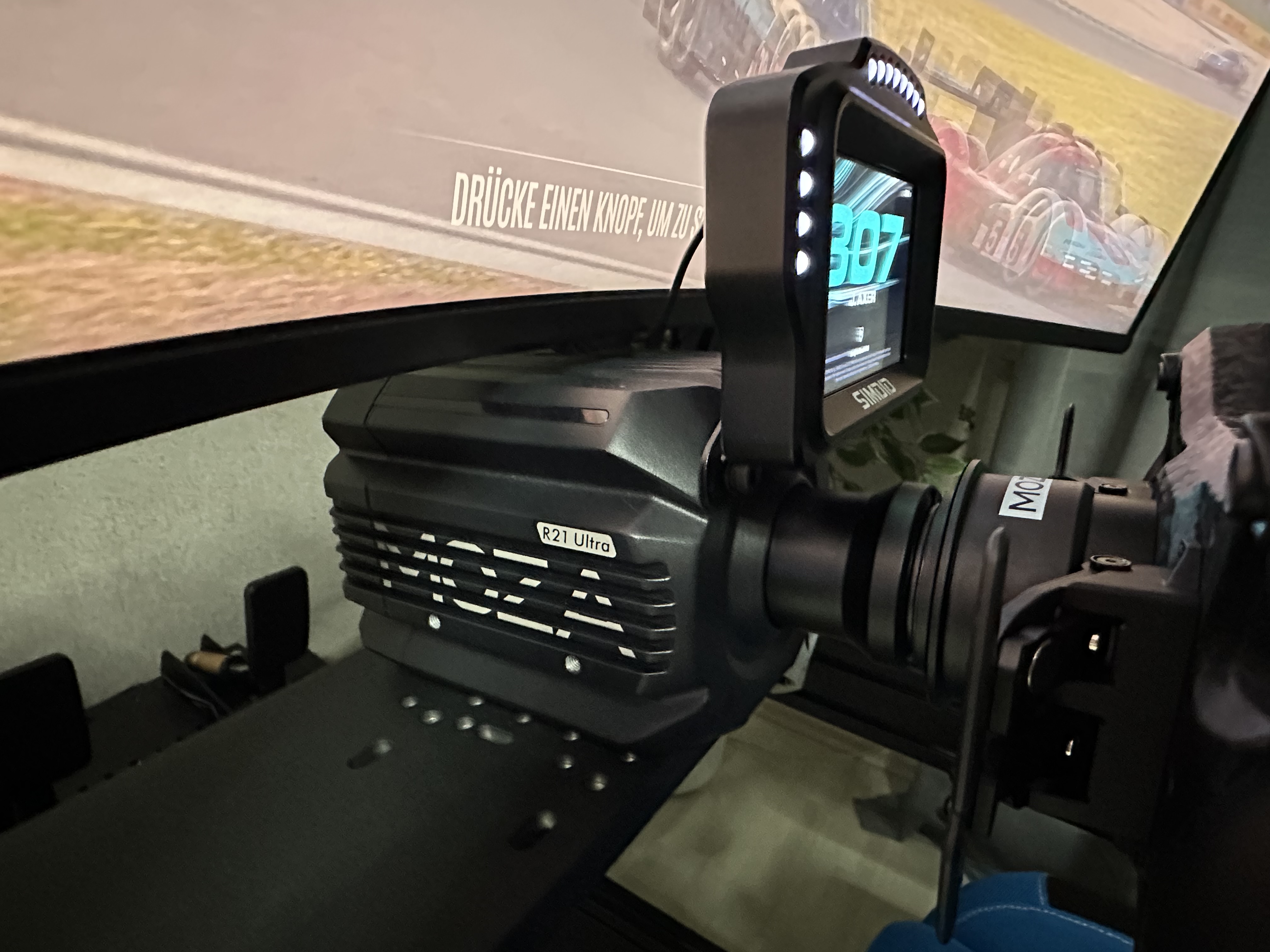 Moza R21 inklusive Dashboard