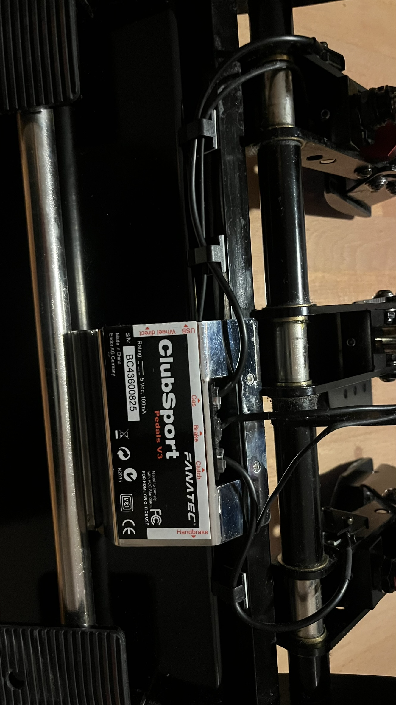 Fanatec ClubSport Pedals V3 mit Tuning Set und OVP