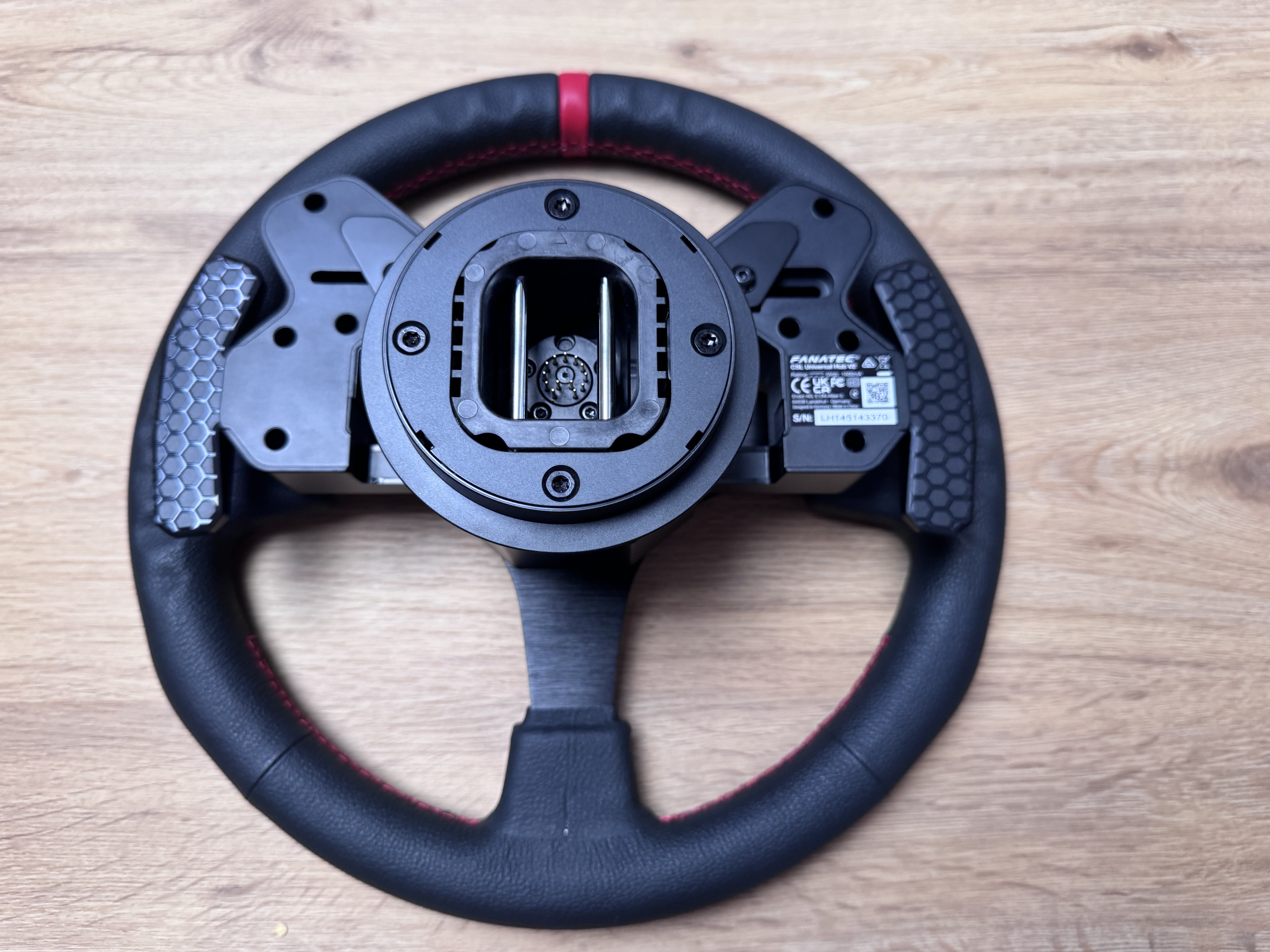 Fanatec CSL UNIVERSAL HUB V2 QR2 plus Simagic Lenkrad