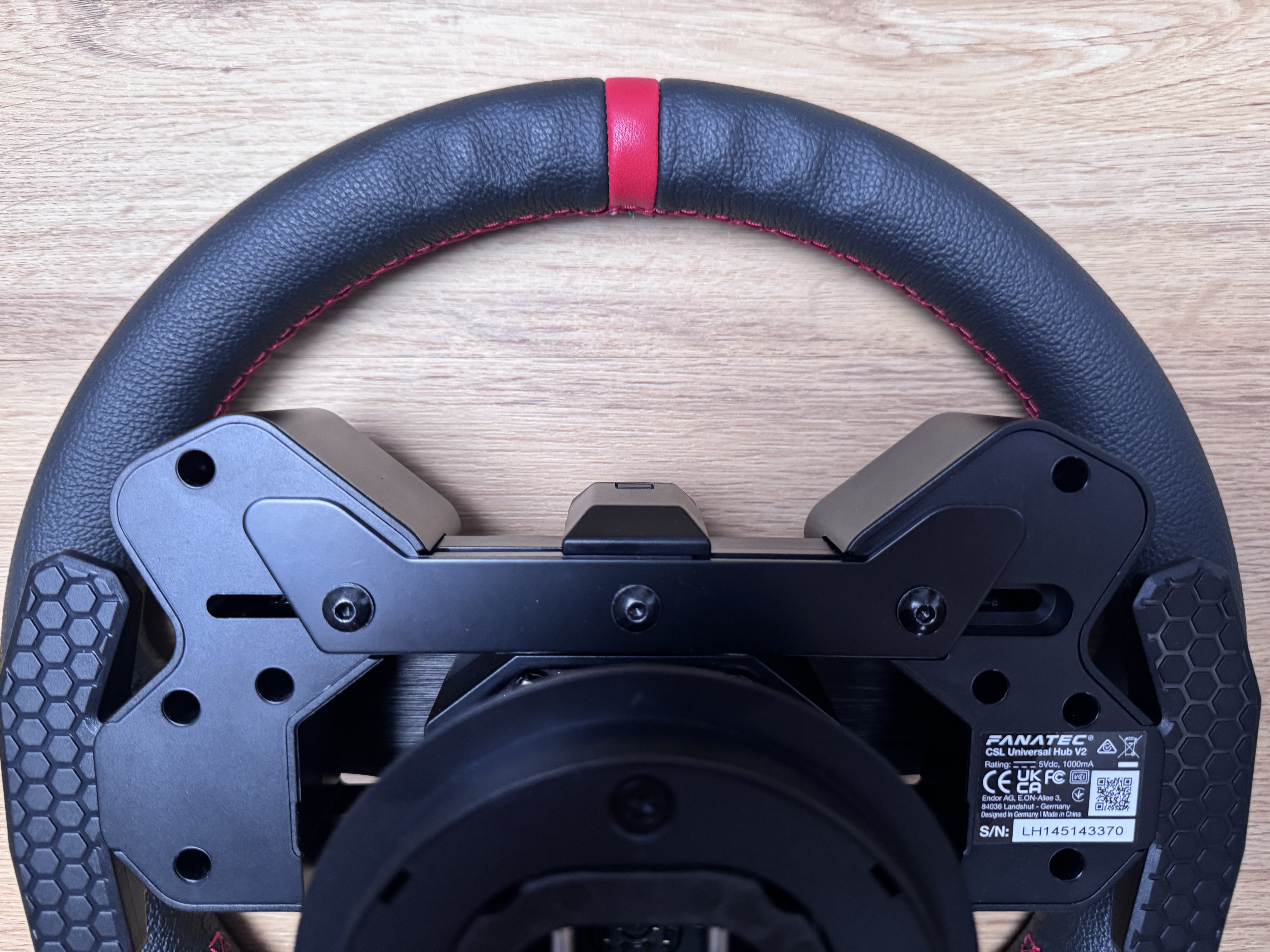 Fanatec CSL UNIVERSAL HUB V2 QR2 plus Simagic Lenkrad