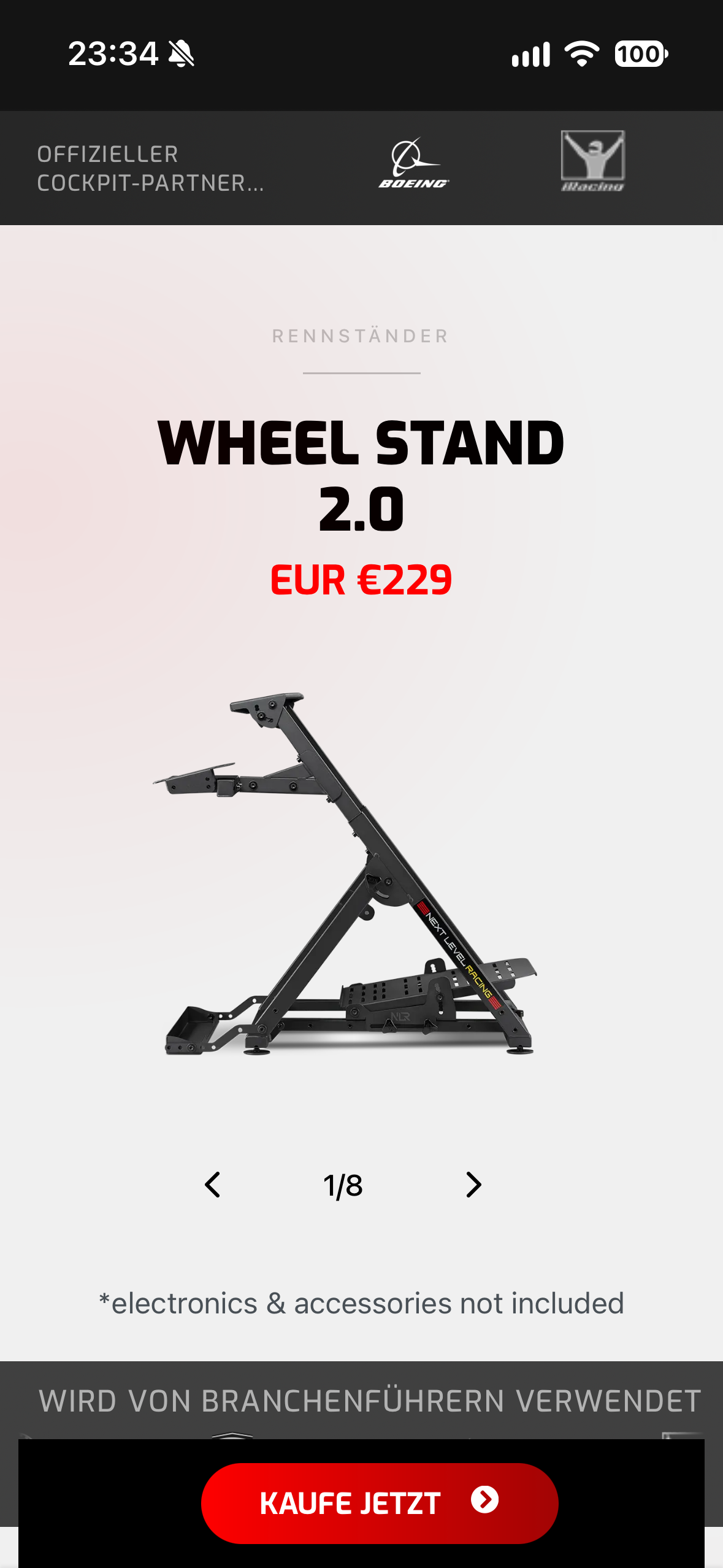 Next Level Racing Wheel Stand 2.0 + GTSeat