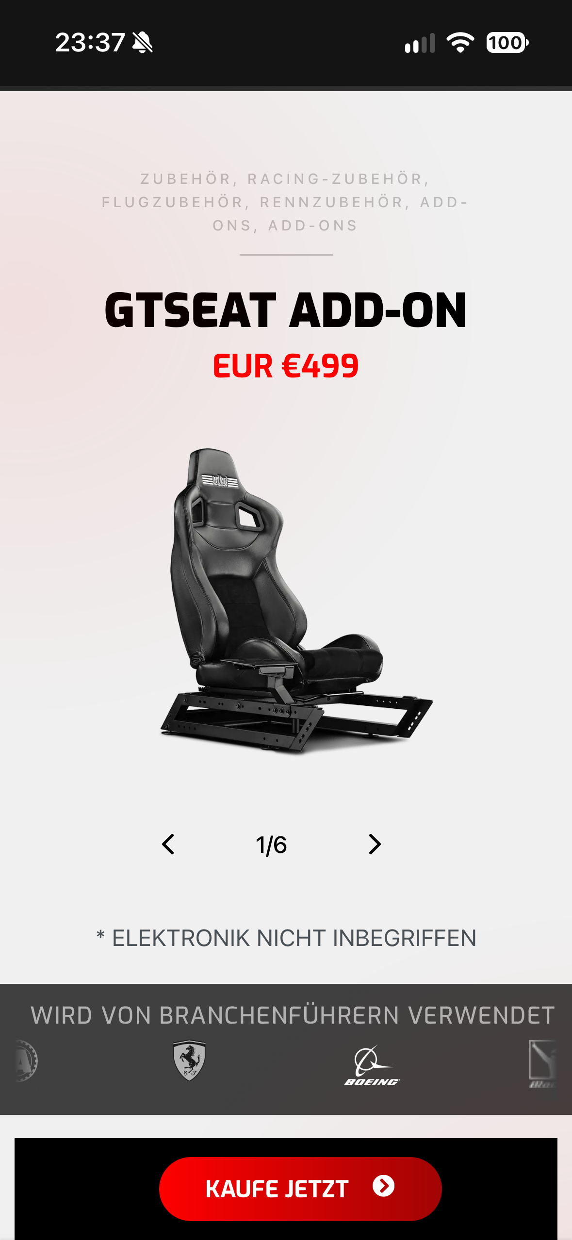 Next Level Racing Wheel Stand 2.0 + GTSeat