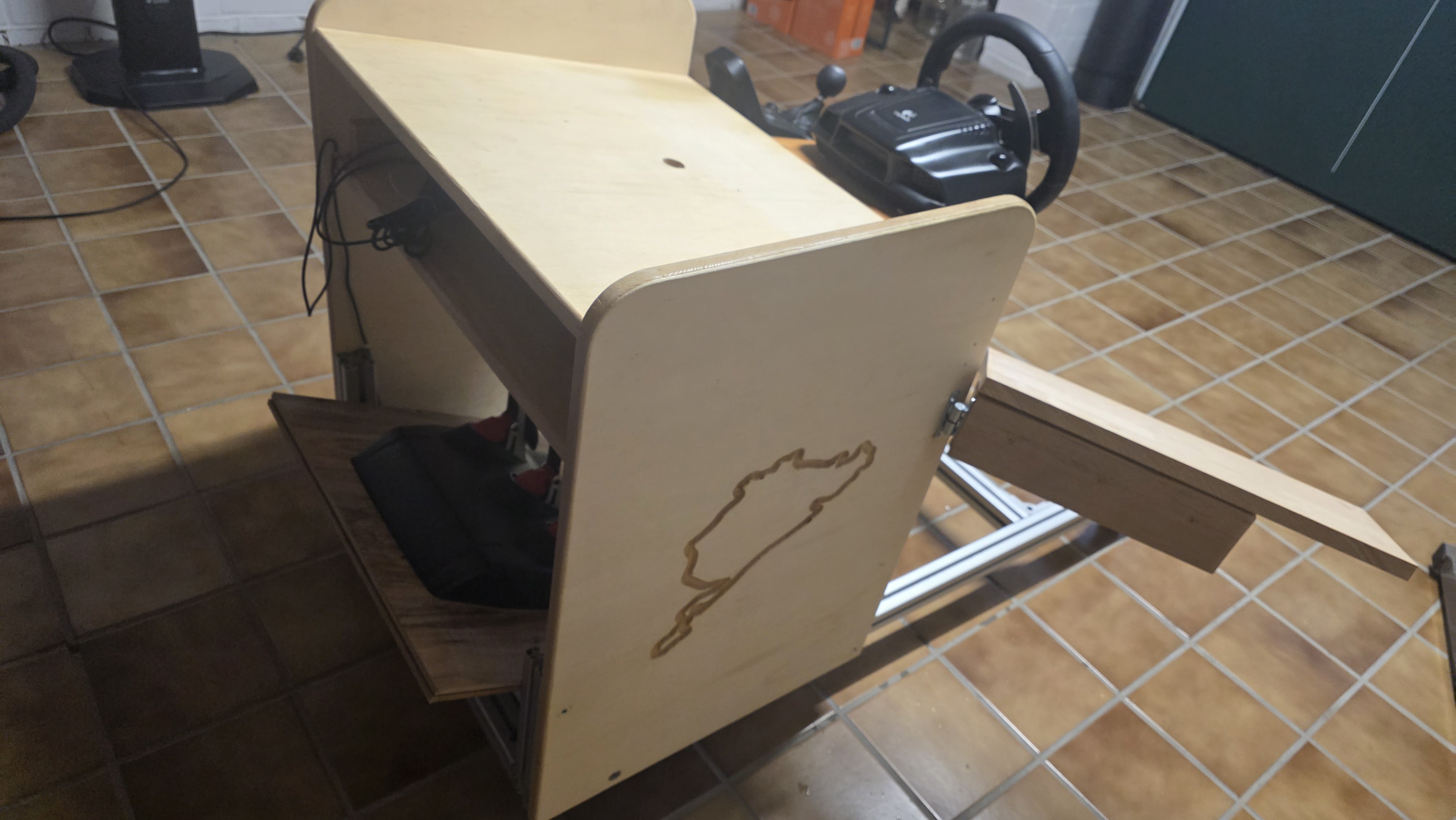 Alu (ITEM) Rig, mit Logitech G27