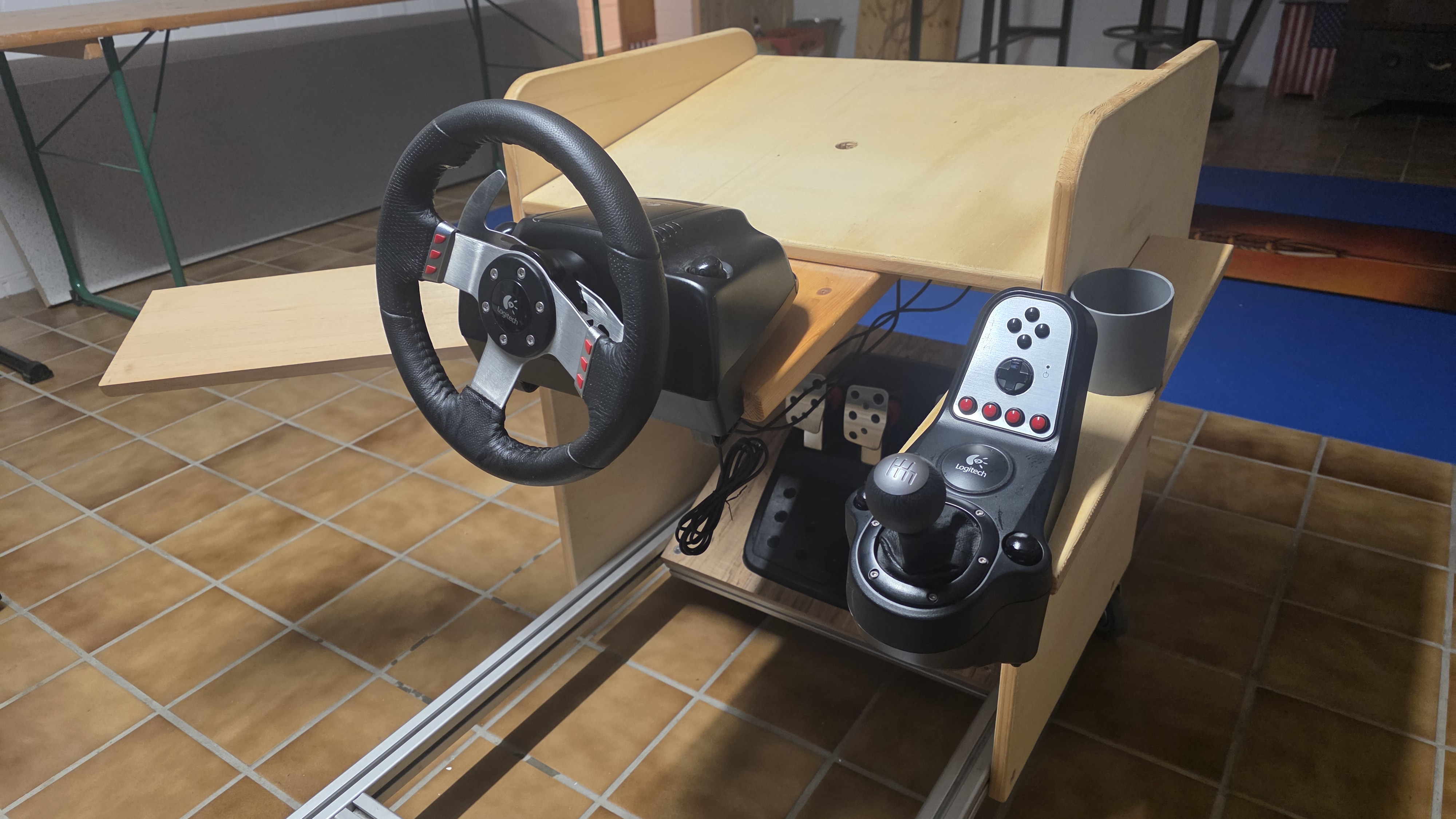 Alu (ITEM) Rig, mit Logitech G27