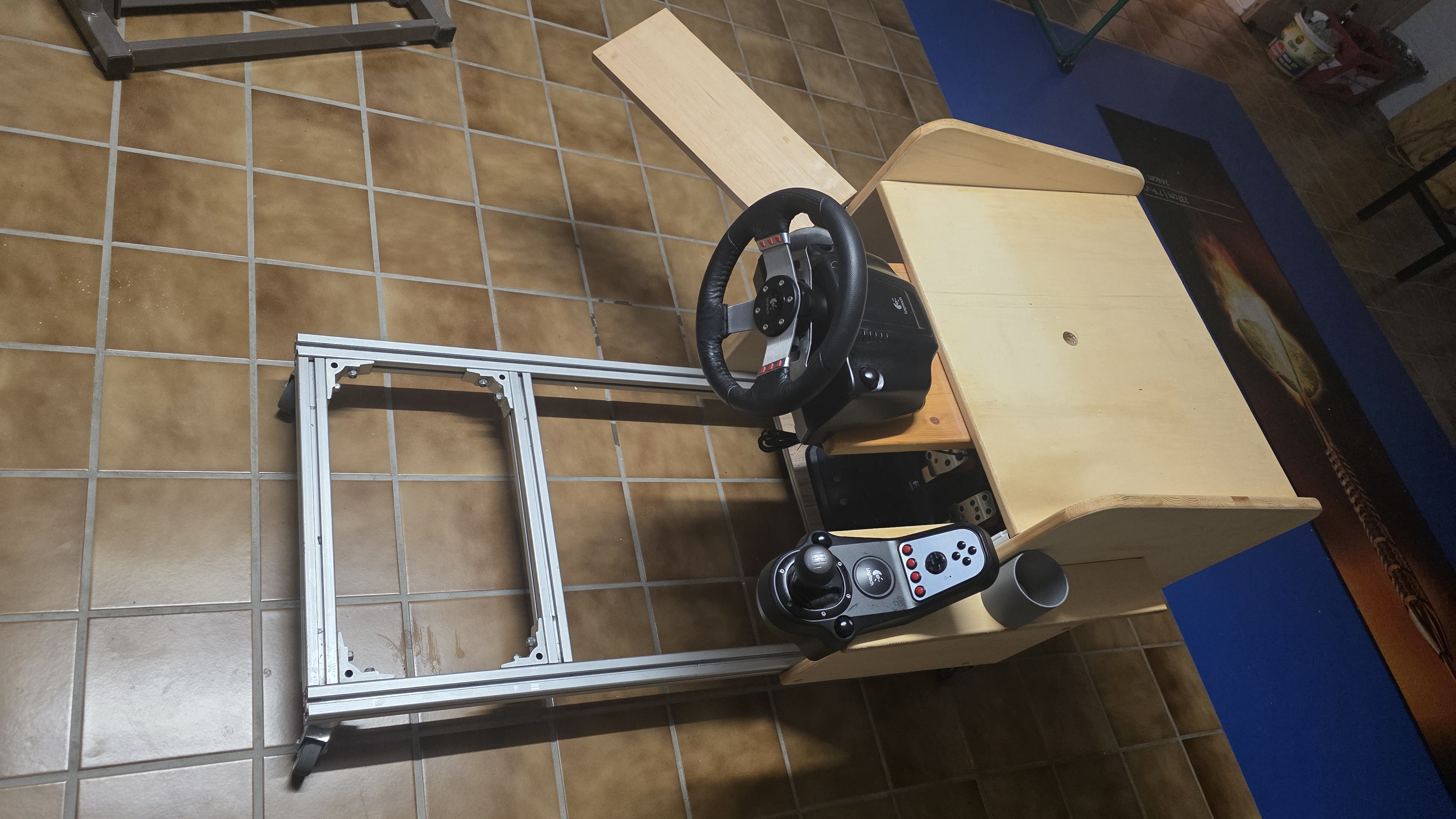 Alu (ITEM) Rig, mit Logitech G27